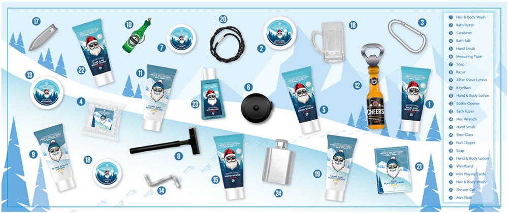Accentra Men’s Collection Winter Edition Advent Calendar for Men - Image 4