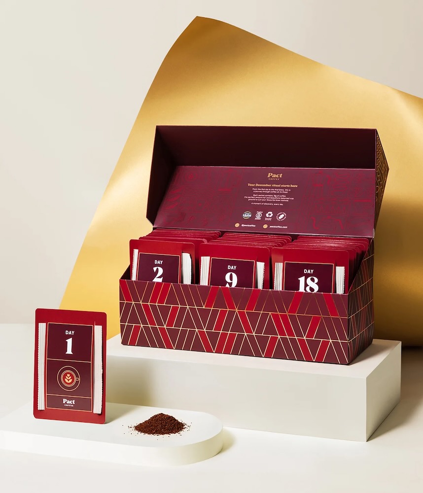 Pact Coffee Ground Coffee Advent Calendar 2025