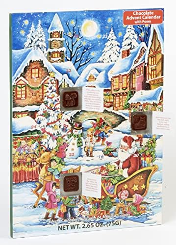 Vermont Christmas Company Milk Chocolate Santa Advent Calendar - Image 4